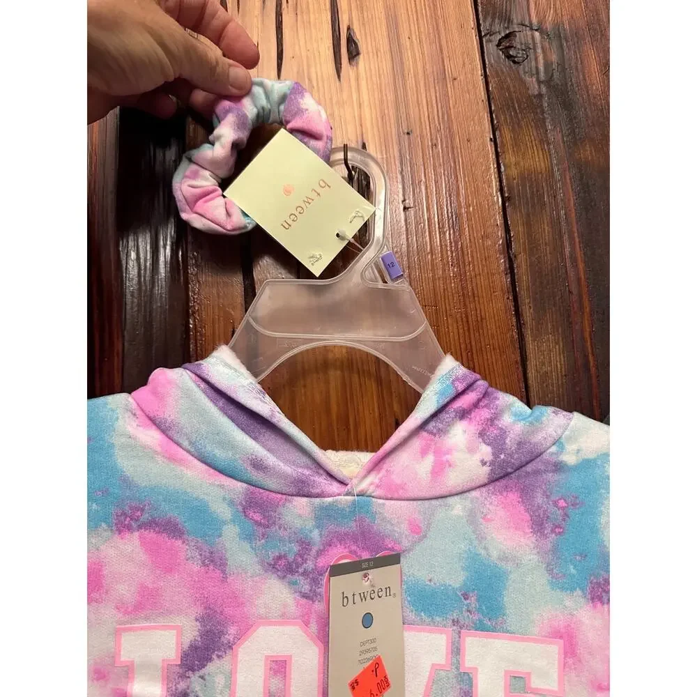 Girls Large 10/12 Bundle. Hoodies, Sweater, anorak & Tee, & Leggings